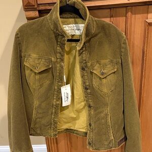 Krizia Jeans NWTs Olive Corduroy Jacket